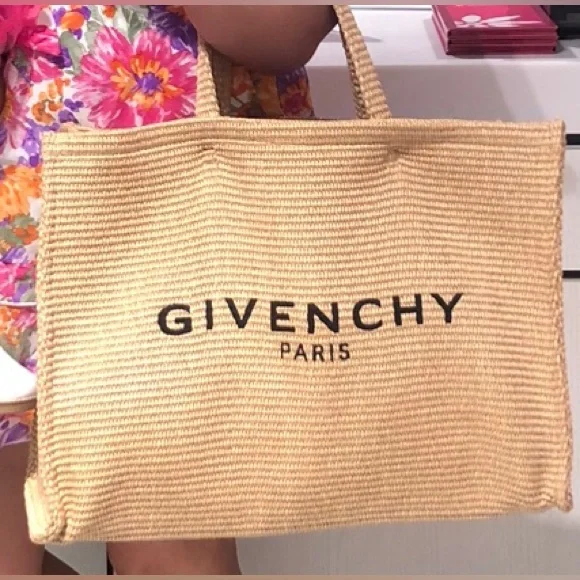 **No Longer for Sale** Givenchy Straw Tote Bag! Color sold out. Org price $990+. - Picture 3 of 6